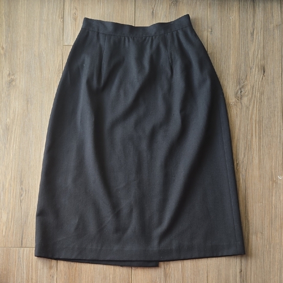 Vintage Washington Square 100% Wool A-Line Skirt - Picture 2 of 6